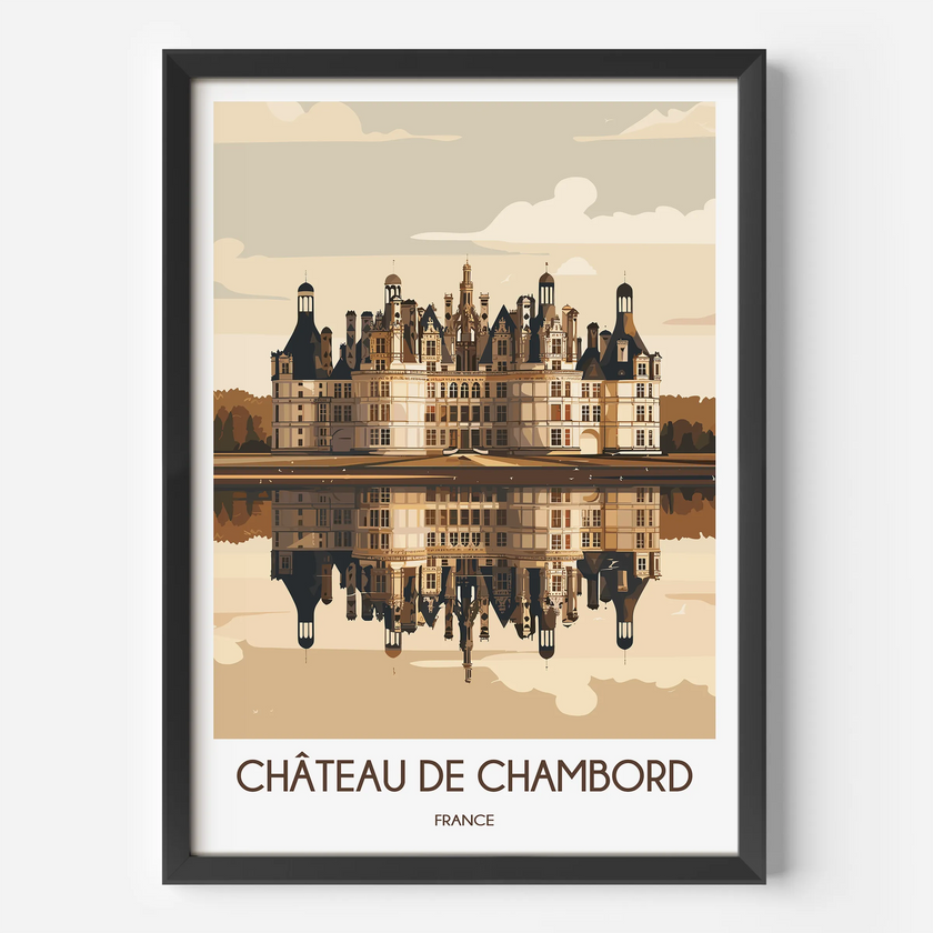 Chateau De Chambord Home Office Decor