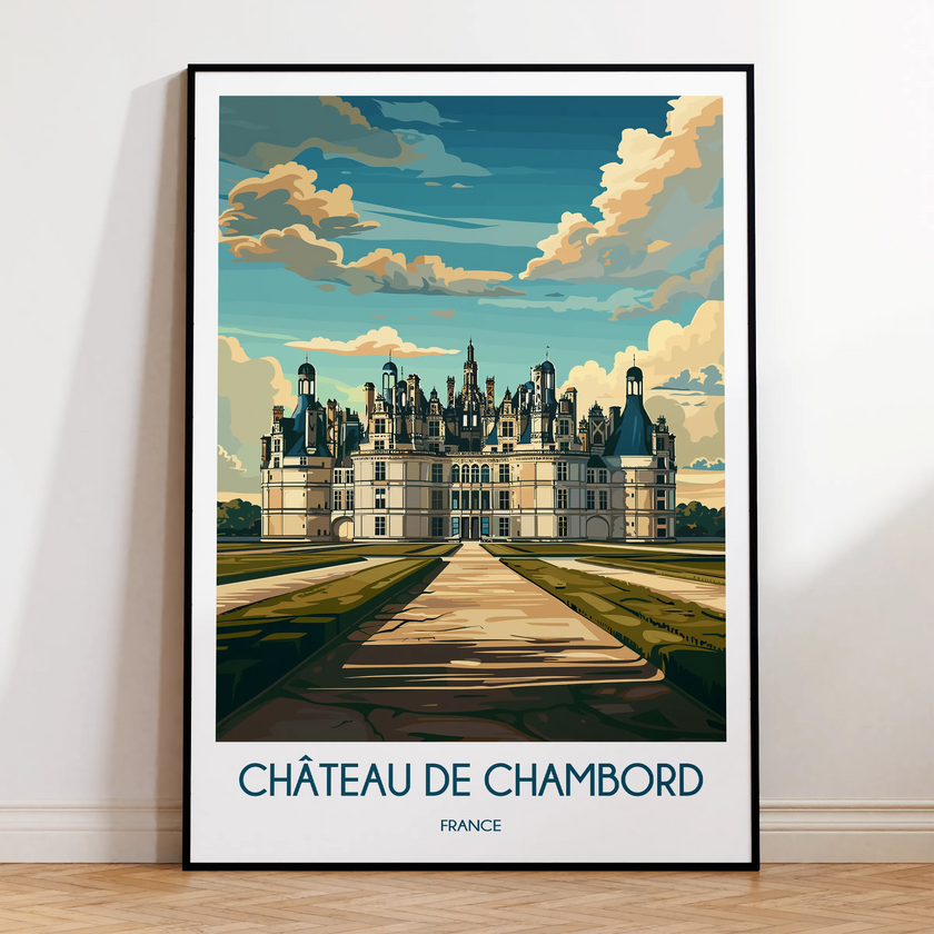 Chateau De Chambord Home Office Decor