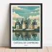 Chateau De Chambord Minimalist Wall Art