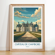 Chateau De Chambord Scenic Landscape Art