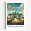 Chateau De Chambord Souvenir Poster Print