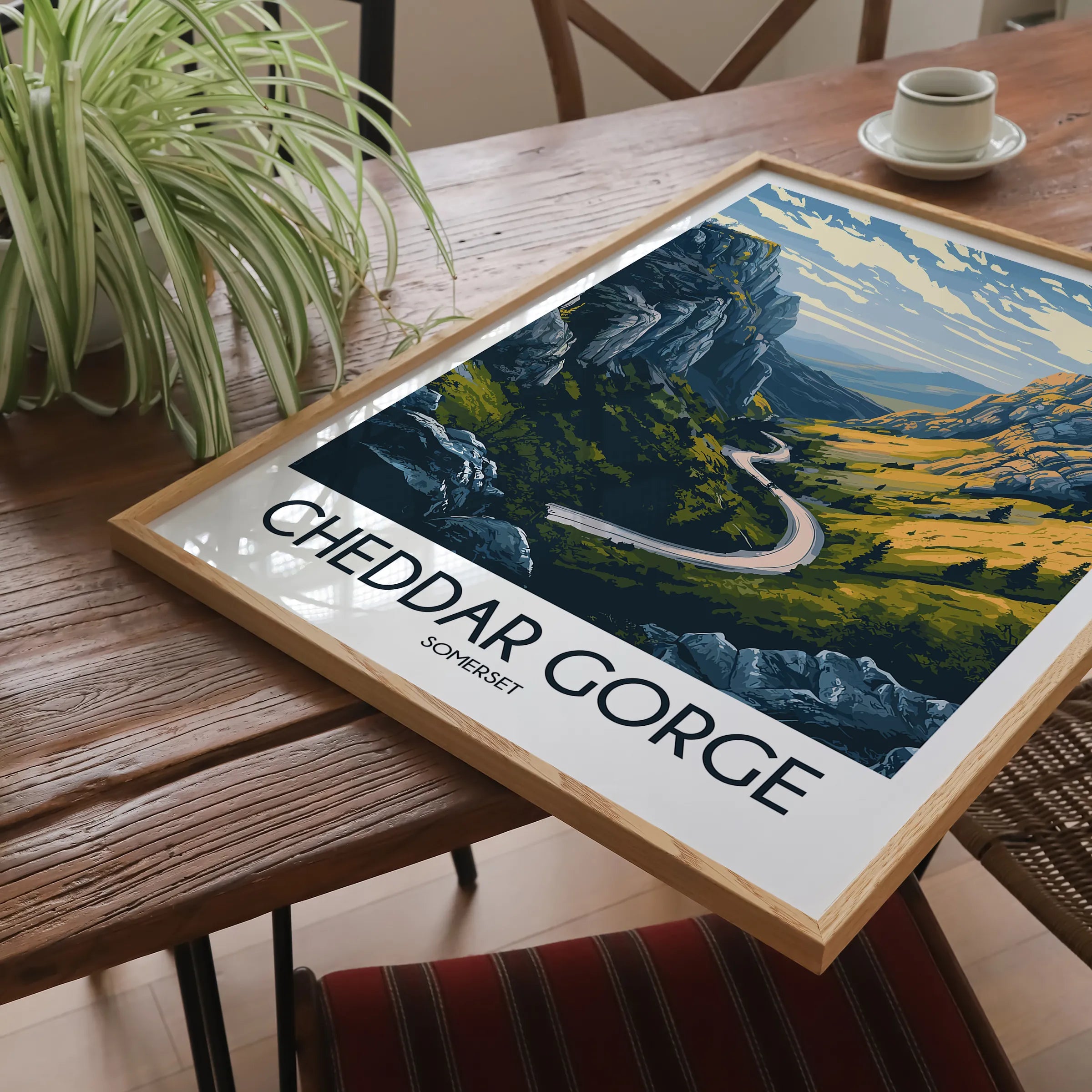 Cheddar Gorge Minimalist Wall Art