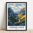 Cheddar Gorge Scenic Landscape Art