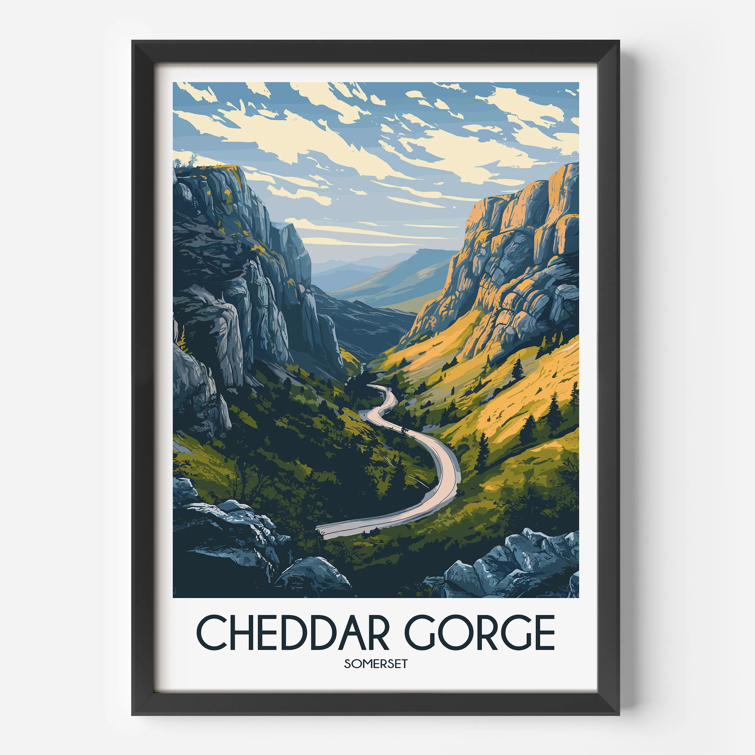 Cheddar Gorge Travel Memory Gift