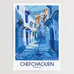 Chefchaouen Scenic Landscape Art