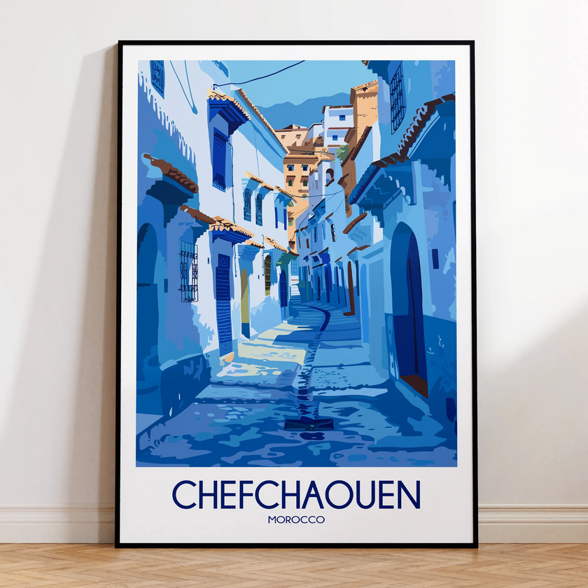 Chefchaouen Souvenir Poster Print