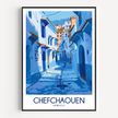 Chefchaouen Vintage Style Print