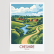 Cheshire Destination Art Gift