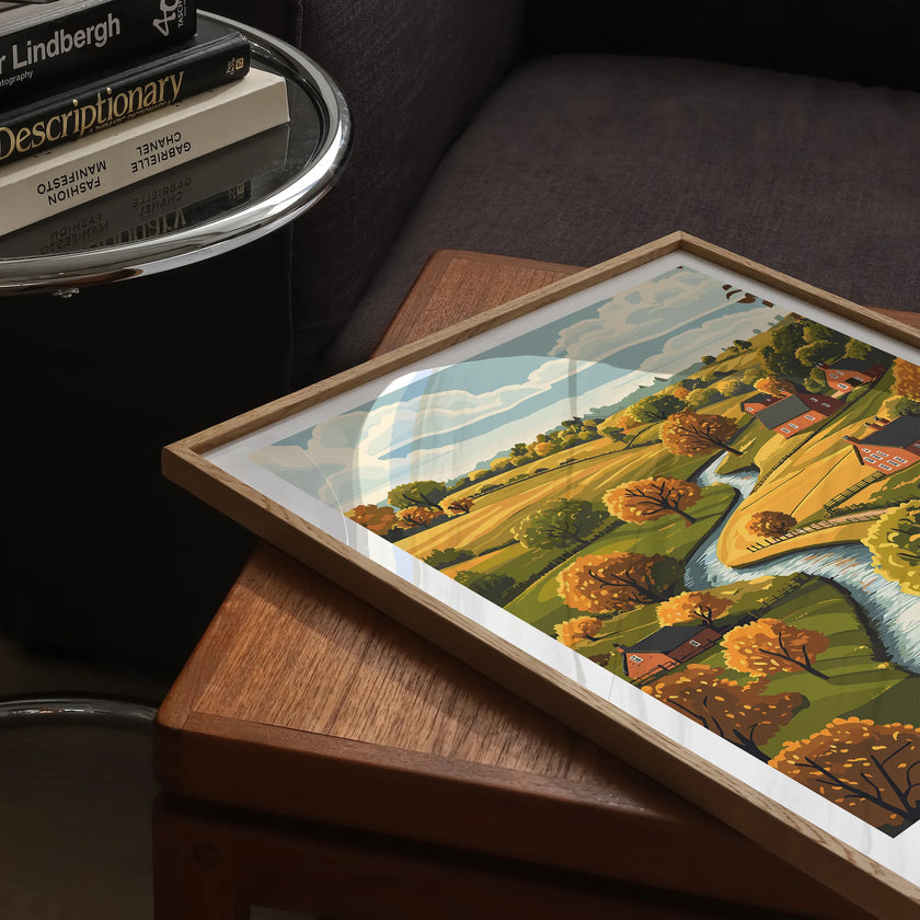 Cheshire Vintage Style Print