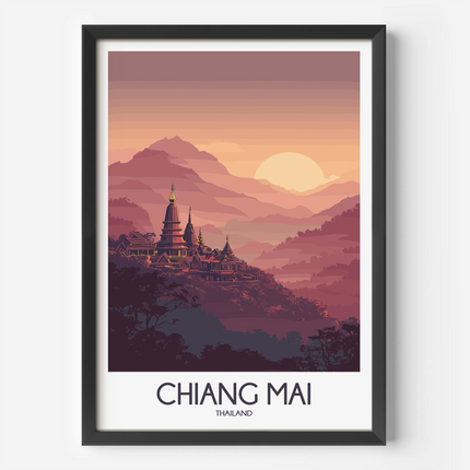 Chiang Mai Minimalist Wall Art