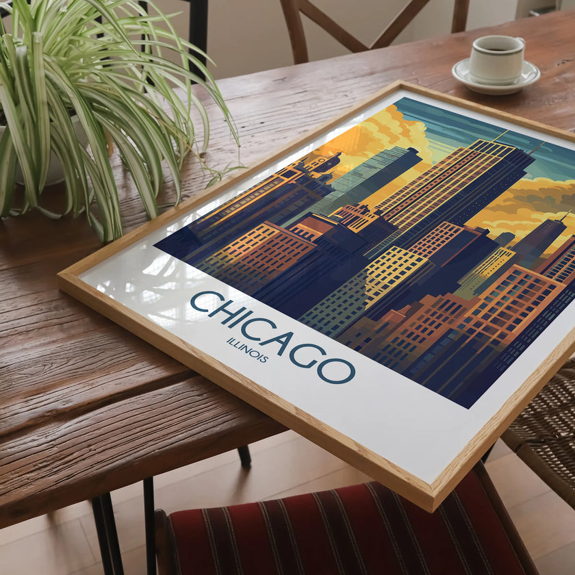 Chicago Destination Art Gift