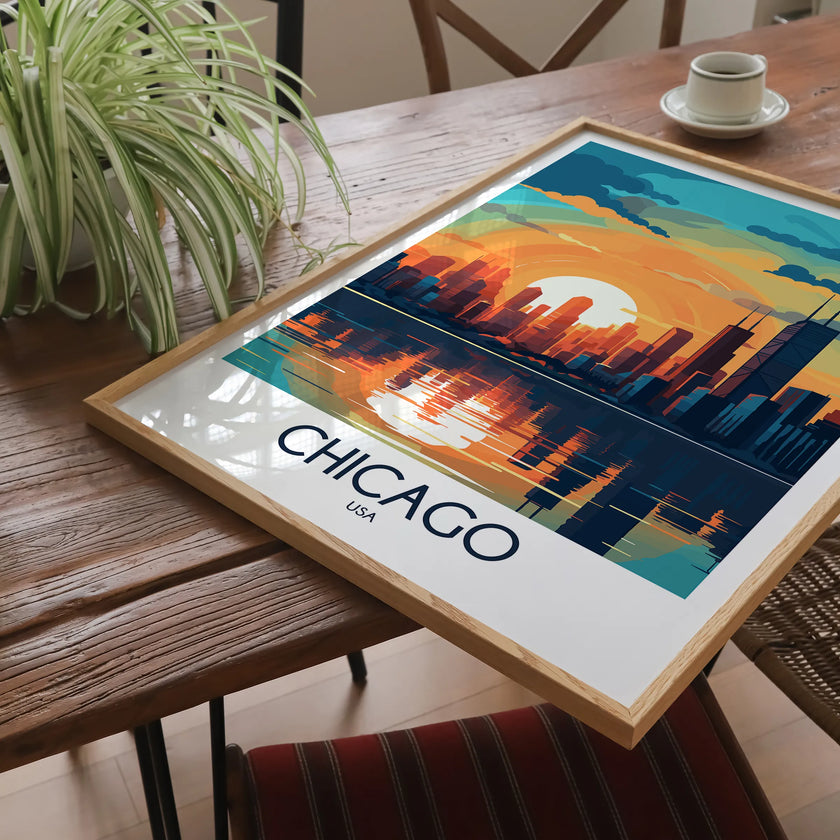 Chicago Destination Art Gift