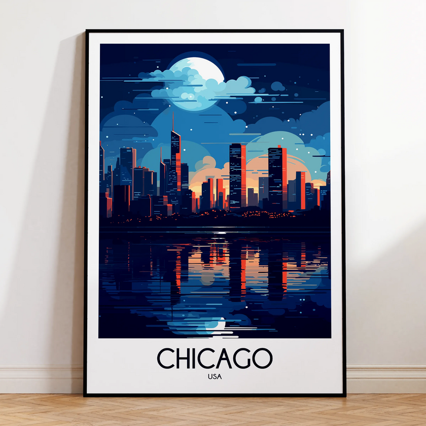 Chicago Destination Art Gift