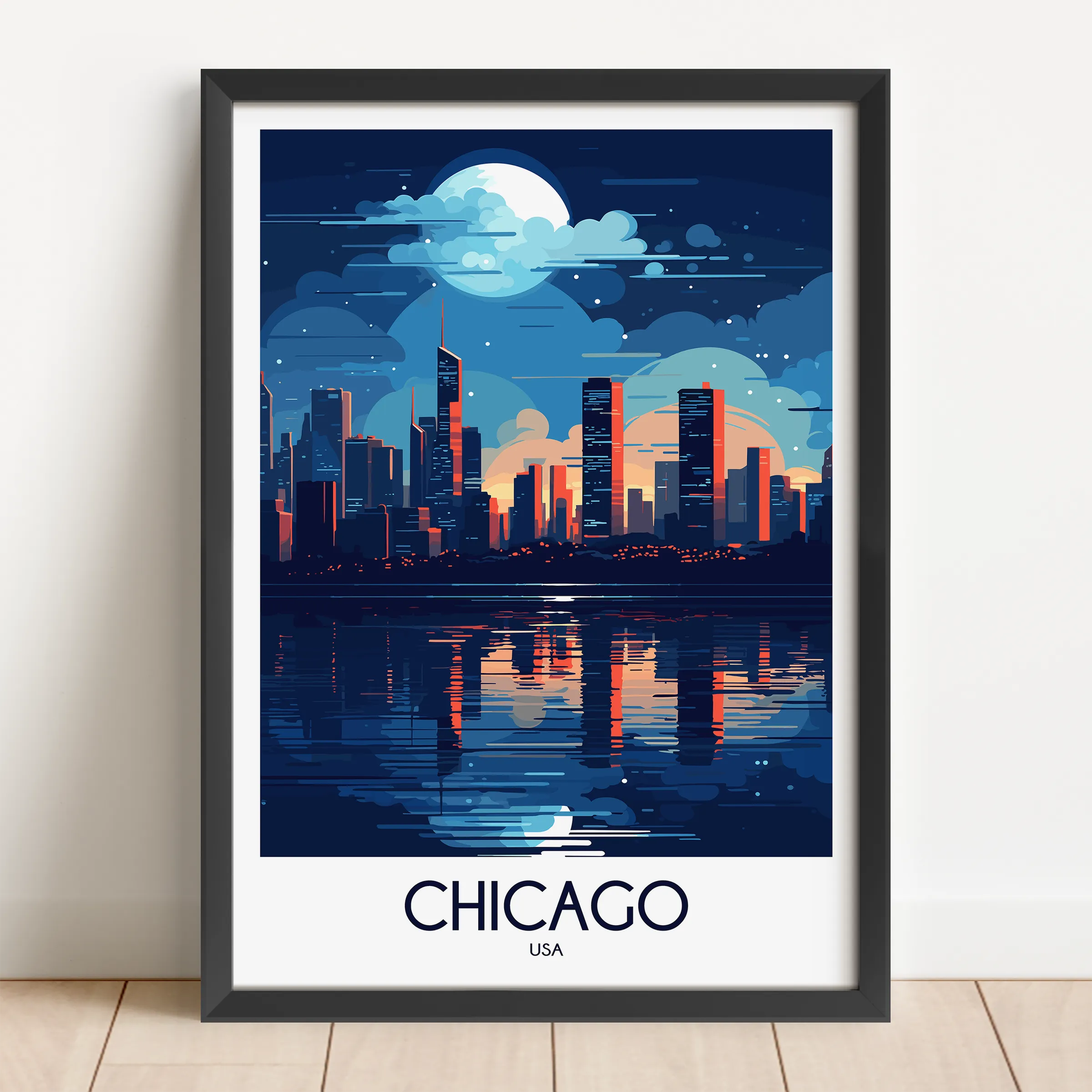 Chicago Scenic Landscape Art