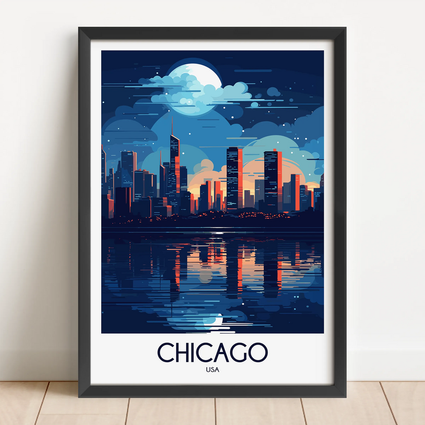 Chicago Scenic Landscape Art
