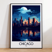 Chicago Souvenir Poster Print