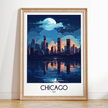 Chicago Vintage Style Print