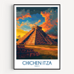 Chichen Itza Minimalist Wall Art