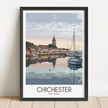 Chichester Modern Travel Poster