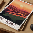 Chilterns Modern Travel Poster