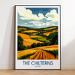 Chilterns Retro Travel Illustration