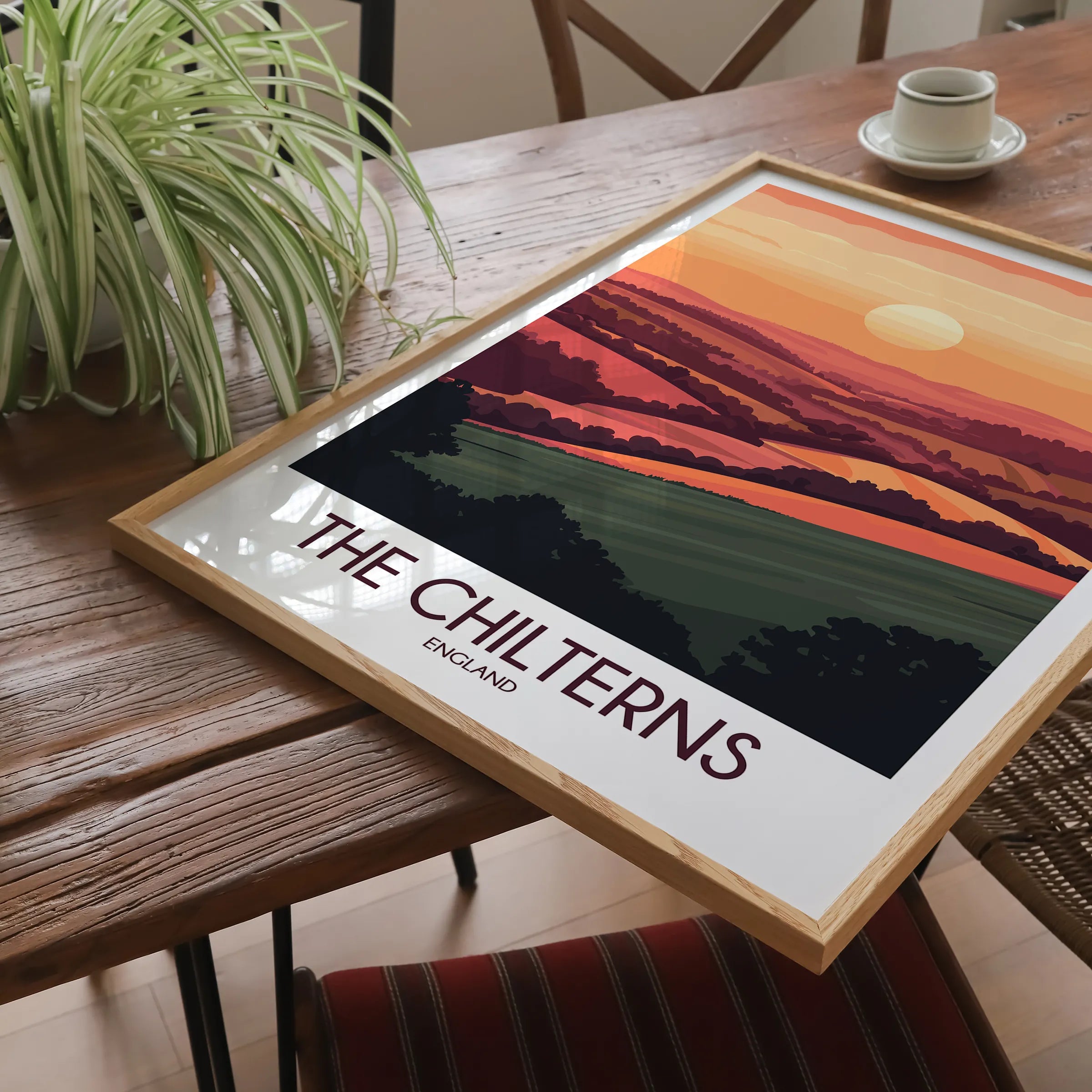 Chilterns Souvenir Poster Print