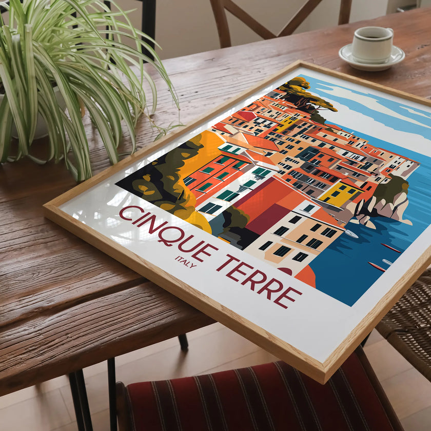 Cinque Terre Destination Art Gift
