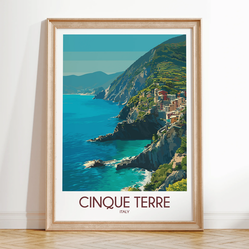 Cinque Terre Minimalist Wall Art