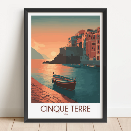 Cinque Terre Minimalist Wall Art