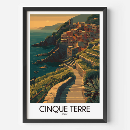 Cinque Terre Minimalist Wall Art