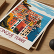 Cinque Terre Scenic Landscape Art