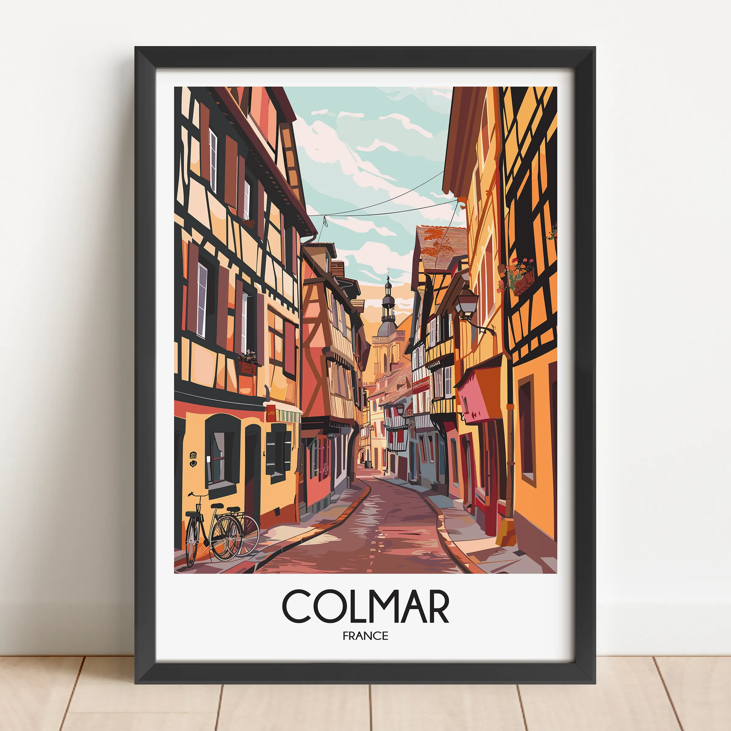 Colmar Modern Travel Poster