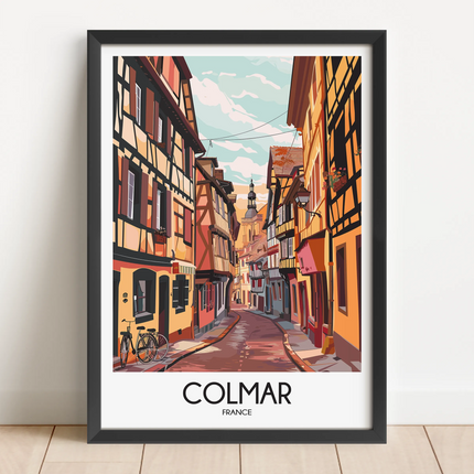 Colmar Modern Travel Poster