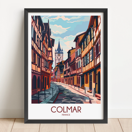 Colmar Modern Travel Poster