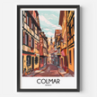 Colmar Retro Travel Illustration