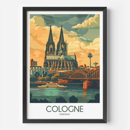 Cologne Souvenir Poster Print