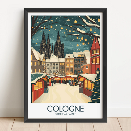 Cologne Vintage Style Print