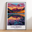 Colorado Retro Travel Illustration