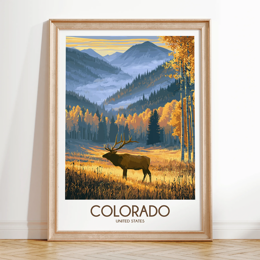 Colorado Souvenir Poster Print
