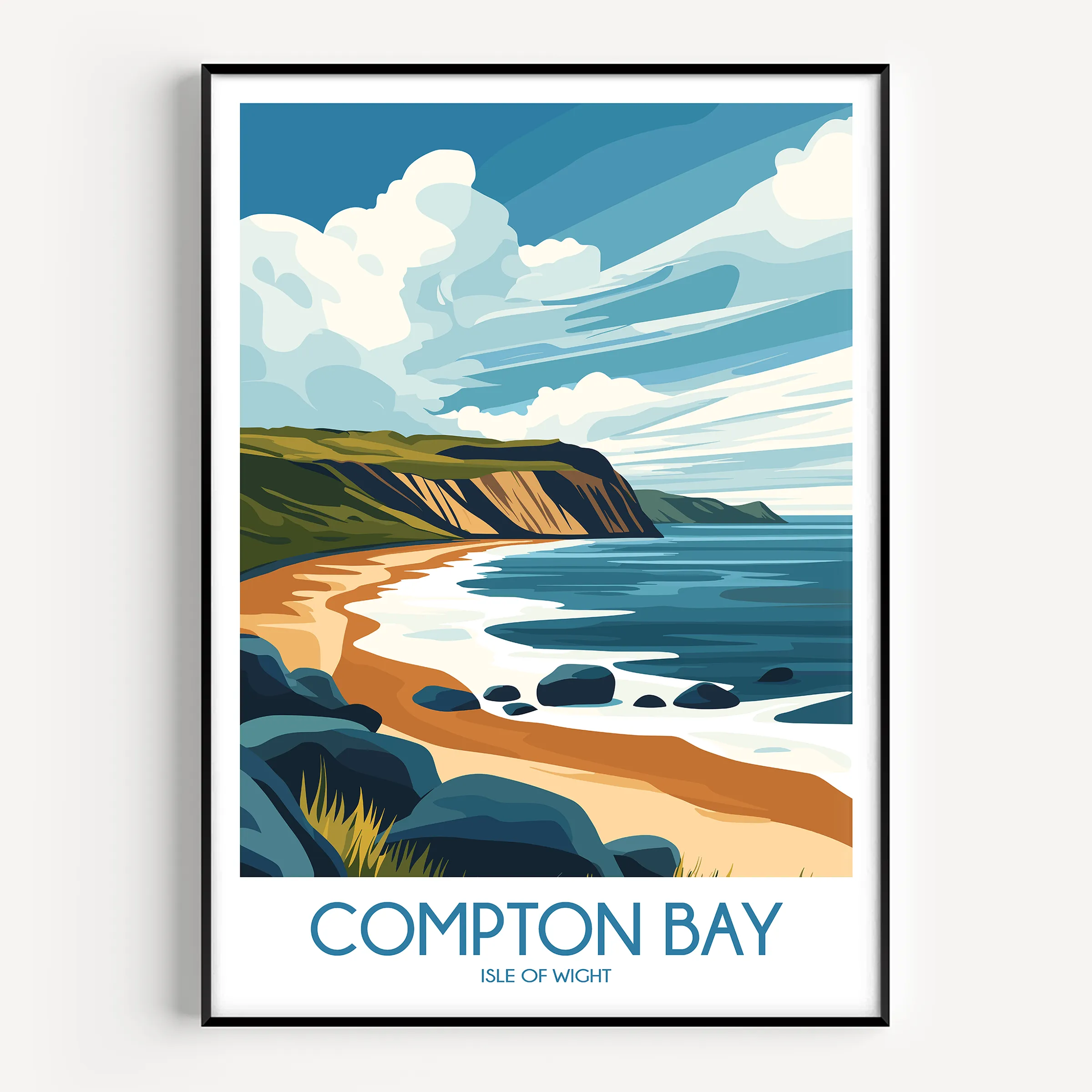 Compton Bay Destination Art Gift