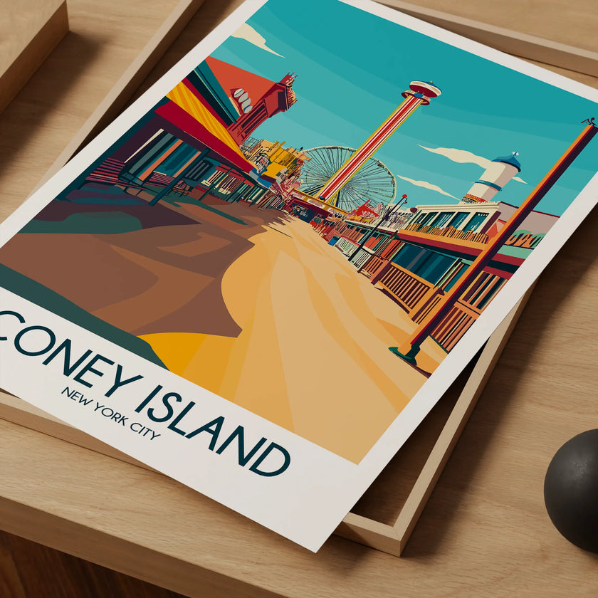 Coney Island Destination Art Gift