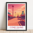 Coney Island Destination Art Gift