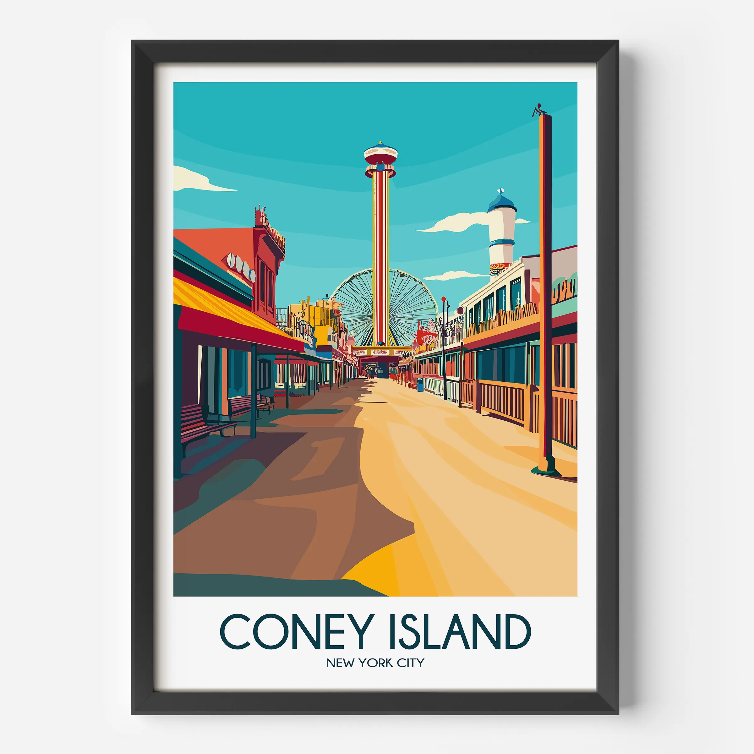 Coney Island Gallery Quality Print