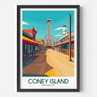 Coney Island Gallery Quality Print