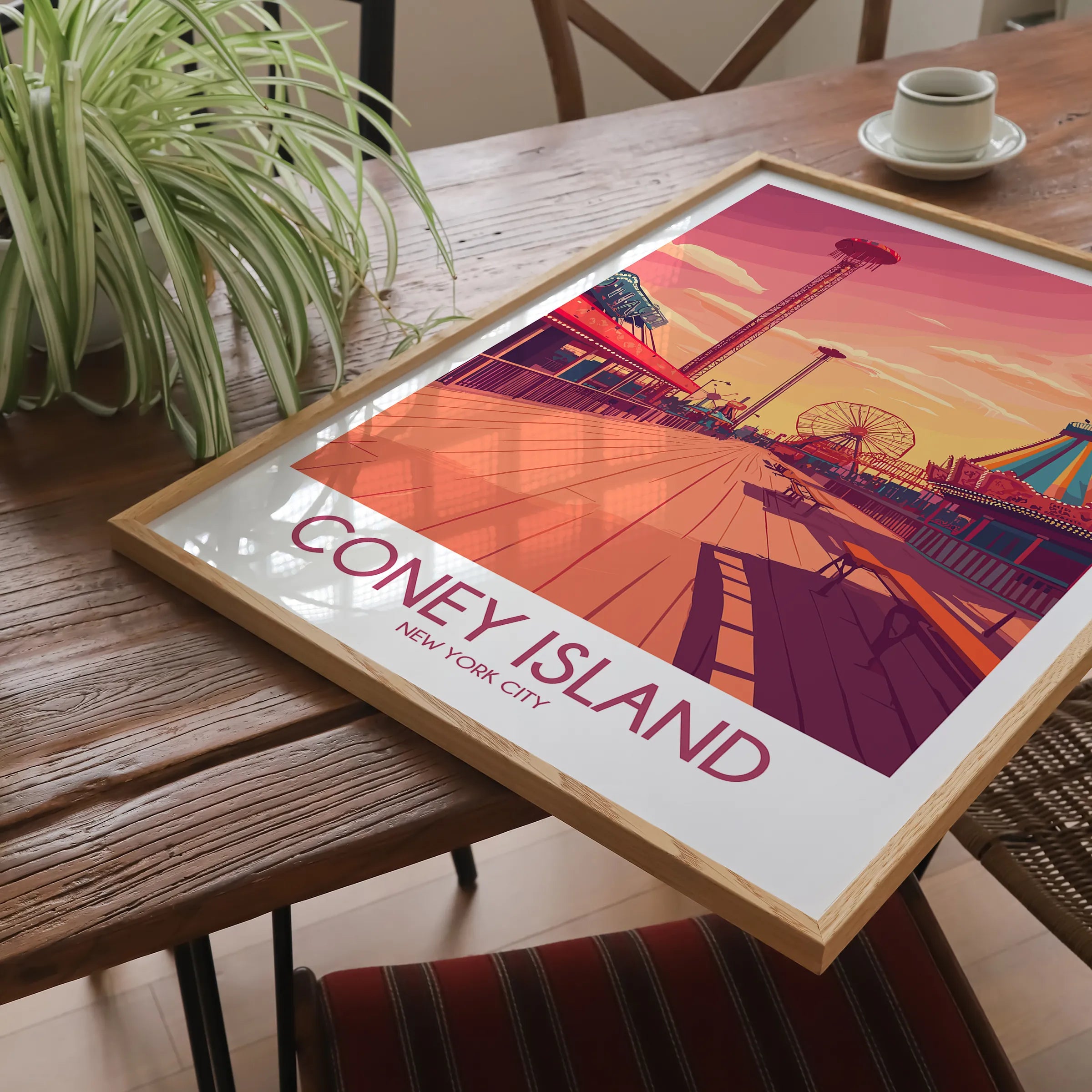 Coney Island Home Office Decor