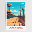 Coney Island Home Office Decor