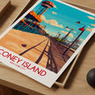 Coney Island Scenic Landscape Art