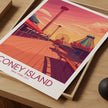 Coney Island Souvenir Poster Print