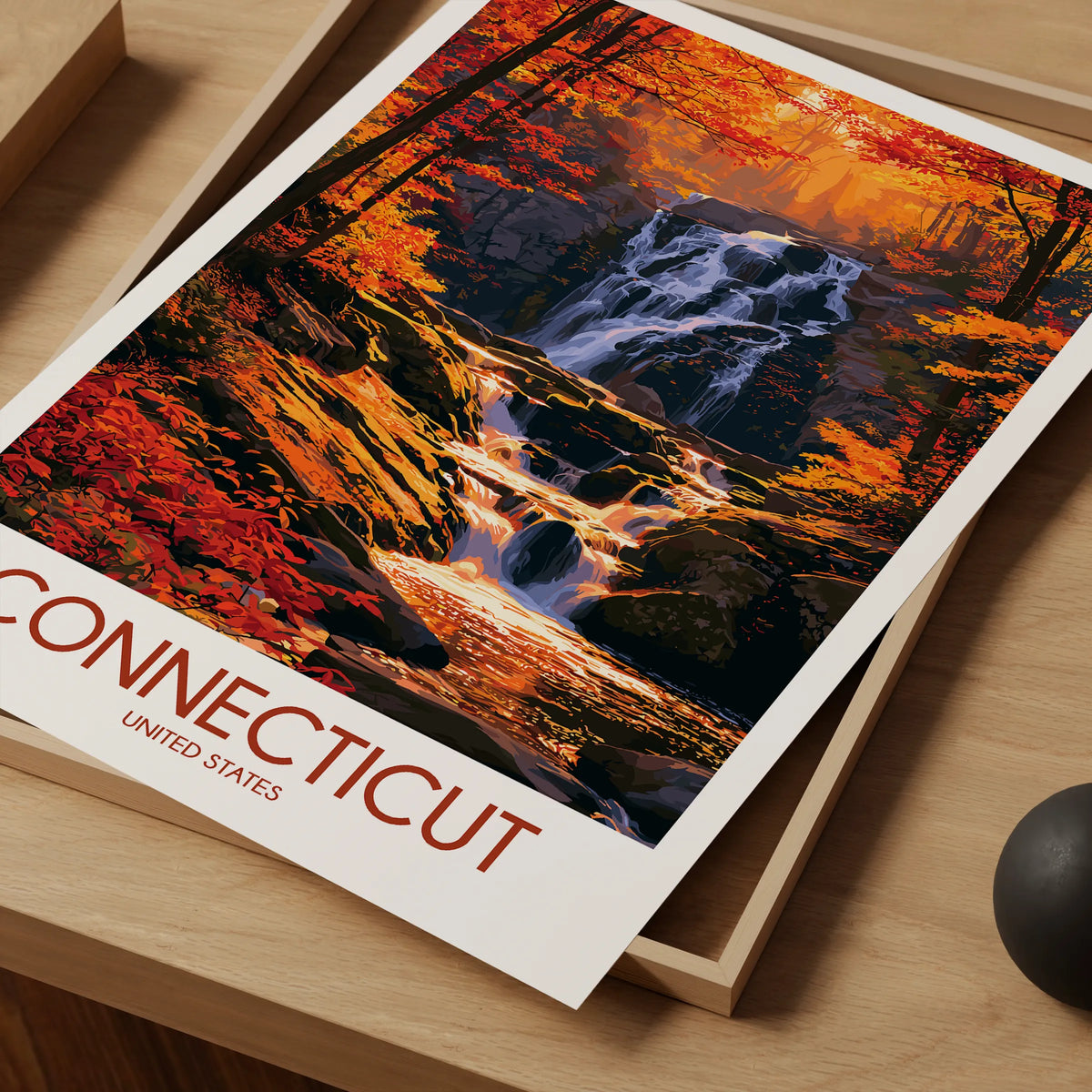Connecticut Destination Art Gift