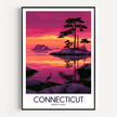 Connecticut Destination Art Gift